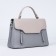 Magnet bag bag, external pocket, long belt, gray-blue color