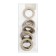 Ruttergayka Aqualink, 1/2 ", internal thread, with a rebid, nickel -plated brass