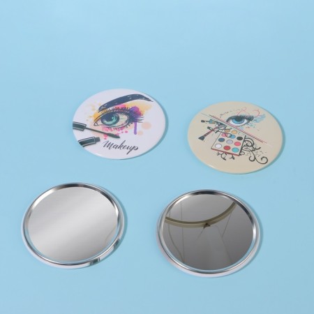 Mirror pocket "look", d = 7 cm, color mix-4