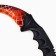 Wooden weapons, children's souvenir "web", Kerambit knife, 22 x 4 cm