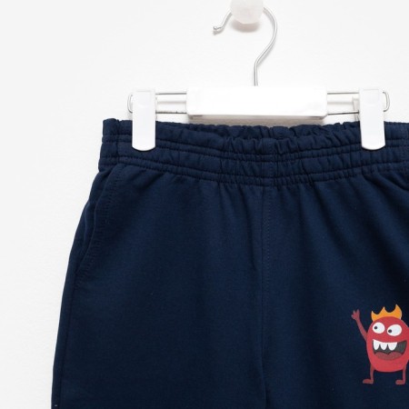 Set for a boy (jumper, cocoon), dark blue color, height 98 cm-9