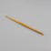 Knitting hook, bilateral, d = 2/3 mm, 13.5 cm, gold color