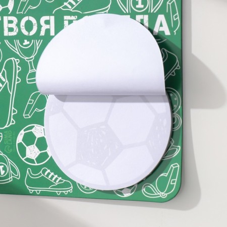 Magnet with a block for the notes "Your Victory" 13x13 cm-5