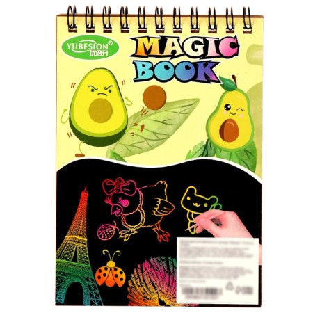Avocado notebook gravel, 10 sheets, Stikhel-4