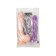 Replaceable nozzle for sex machines Diva double, 20 cm, metal, black color