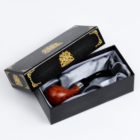 Tobacco smoking pipe "Commander", classic, L-16 cm-4