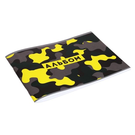 Album for drawing A4, 40 sheets on the paper clip Notebook, covered cardboard cover, internal block offset 100 g/m²-5