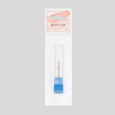 Diamond cutzes for manicure "Flame", medium grain, 1.8 × 8 mm, in a plastic case-6