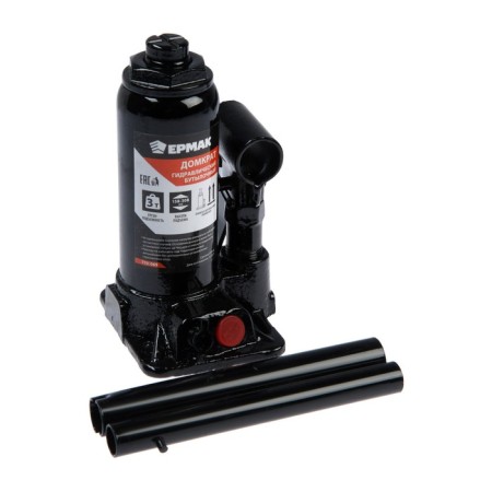 The jack hydraulic bottle Yermak, 770-069, lifting height 158-308 mm, in the case, 3 tons