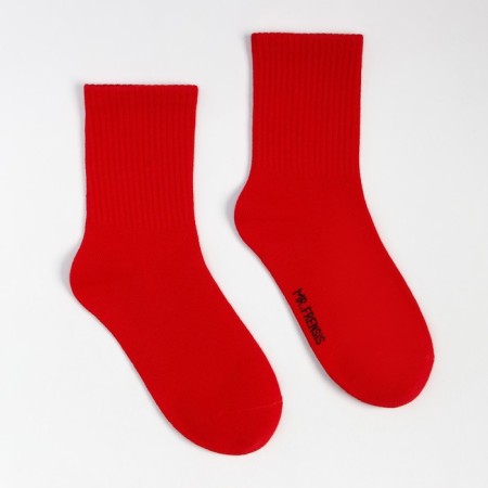 Socks, red color, size 25-27-1