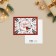 Postcard - compliment "New Year's Wreath", 6 x 8 cm, New Year