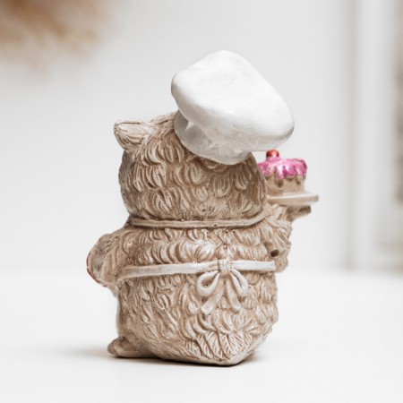 Figure "Owl in the cap" 8x5x5cm-3