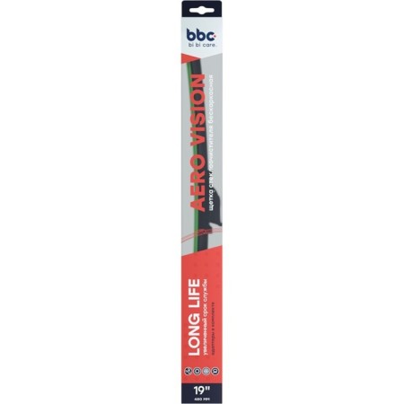 Bibicare wiper brush, frameless, adapters included, 480 mm