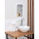 Optima bathroom set, white color