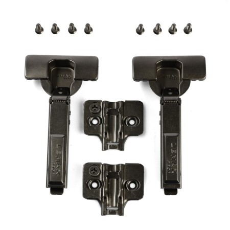 Loop overhead with an eccentric, Softly CLAP, Black Nickel color, 2 pcs.-5