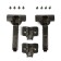 Loop overhead with an eccentric, Softly CLAP, Black Nickel color, 2 pcs.