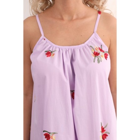 Female dress, size 56, lilac color-9