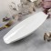 Porcelain dish, 33 × 10 cm, white color