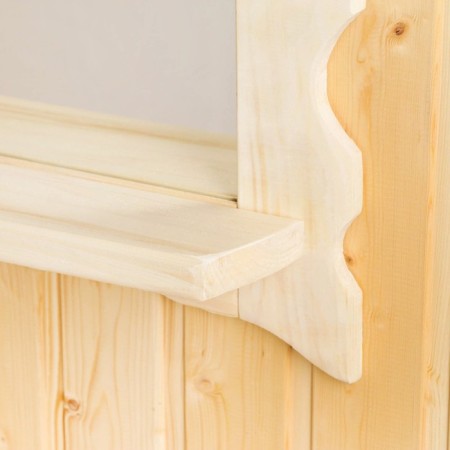Mirror with a shelf, 55x43 cm-2