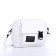 Youth bag with lightning, 1 outer pocket, white color