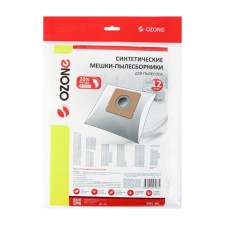 Мешок-пылесборник XXL-66 Ozone синтетические для пылесоса, 12 шт + 2 микрофильтра
