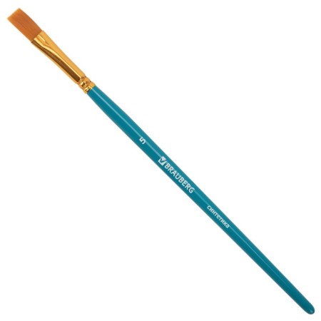 System of brushes synthetics 10 pieces, Brauberg, round; oval; flat; Liners-7