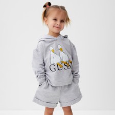 The costume of children (sweatshirt, shorts) KAFTAN GUSSI p. 36 (134-140), gray