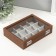Casket wood for jewelry "Brown" 5x21x16 cm