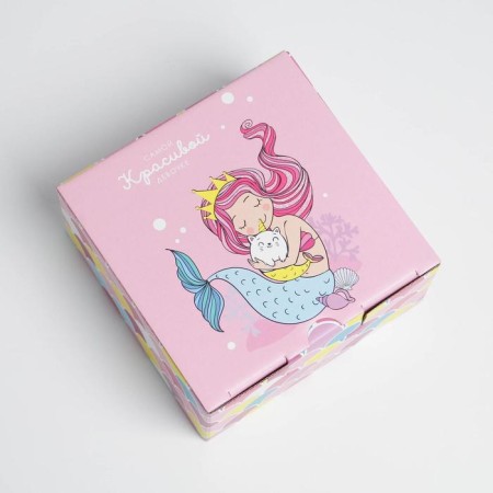 Box - Penal, Gift packaging, “Beautiful”, 15 x 15 x 7 cm-3