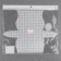 Canvas-base for embroidery bags, plastic, 23 × 29 cm, 1.5 × 1.5 mm, white color