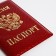 Cover for passport, red color