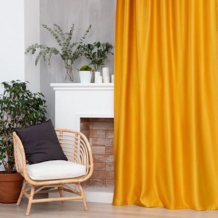 Curtain curtain Ethel "strokes" cell yellow, on the grosses 145*260 cm, 100% p/e