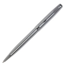 Ballpoint pen Parker Sonnet Core Stainess Steel Ct M, silver matte, black ink (1931512)