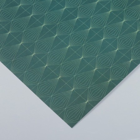 Scrapbooking paper "Crystals on green" density 180 g 30.5x32 cm-2