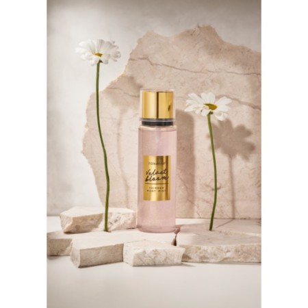 Body spray perfumed Roxanne Velvet Bloom, with shimmer, 165 ml