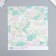 Scrapbooking paper bilateral gold "Triangles" density 180 g 15.5x17 cm