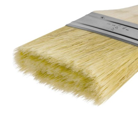 Brush flat "Remocolor" "Euro" 01-1-130, 3 "(75 mm), natural bristles, wood-1