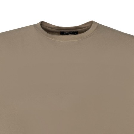 T -shirt male, khaki color/print mix, size XL-6
