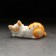 Porcelain figurine "Kotya Musya", redhead, 9cm