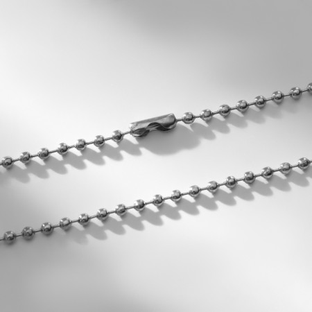 Japan's pendant and sharp shuriken on chains, silver color, 66 cm-3