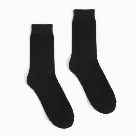 A set of men's socks (3 pairs), black color, size 27-29-1