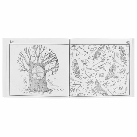 Antistress. Foxes. Drawings for meditation-6