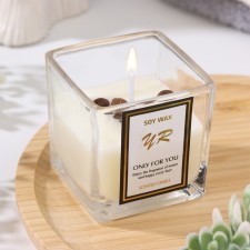 Aromatic candle in a glass 