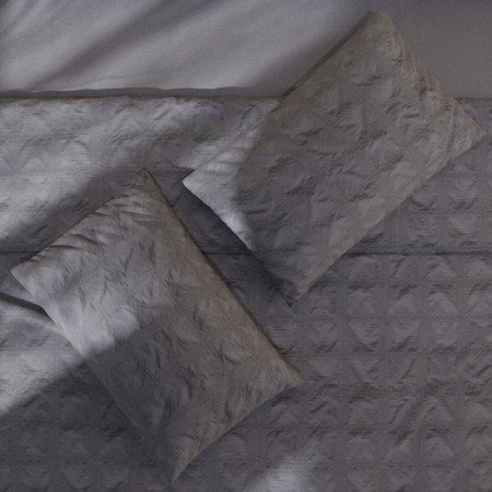 Lovelife linen Duet Texture: Dark Gray, 143x215CM-2pcs, 230x240cm, 50x70cm-2pcs, microfiber, 110g/m