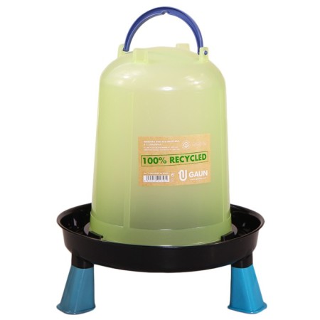Vacuum drinking eco recycled 8 liter with handle on legs