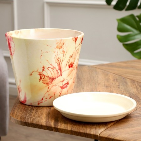 Set of pots Avangard Elegant, 0.3 / 0.8 / 1.7 / 3.2 l, beige-yellow-1