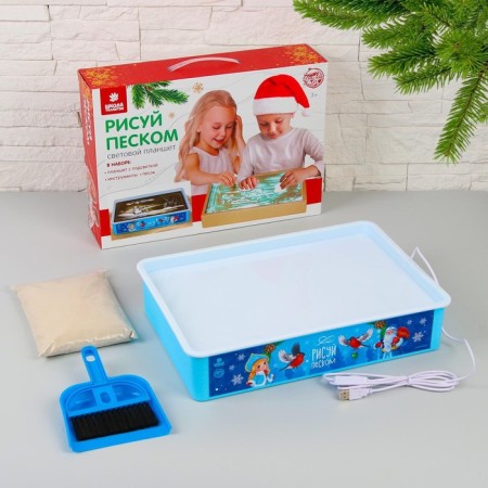 A tablet for drawing with sand "New Year's fairy tale"-2