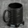 Ceramic Coramic mug “100% man”, 400 ml, black color
