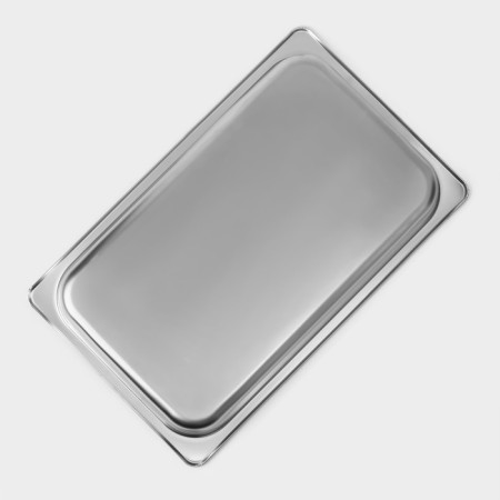 Gastrootiness 1/1 of stainless steel, 65 mm, 53 × 33 × 6.5 cm, thickness 0.8 mm-3
