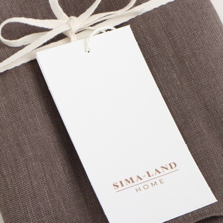 Decorative pillowcase SL Home Linen 40*40 cm, col. Brown, 100%flax-12